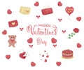 Valentine\'s Day clipart set